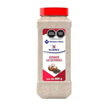 Sam's Club Sazonador member's mark by mccormick ajo con pimienta 605 g oferta