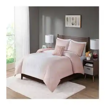 Sam's Club Set de edredón regency heights king size willow blush de 4 pzas oferta