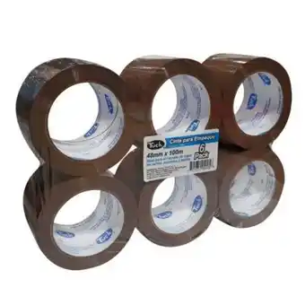 Cinta para empaque tuk 48 mm x 100 m 6 pzas