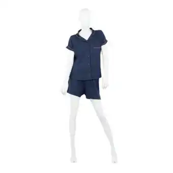 Sam's Club Pijama para dama anne klein playera y short talla m marino oferta