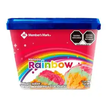 Sam's Club Helado member's mark rainbow 2 l oferta