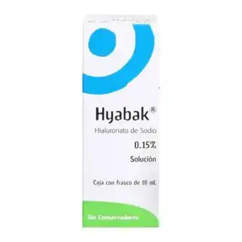Hyabak 0.15% solución 10 ml