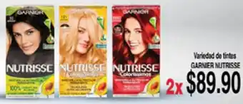 Variedad de Tintes Garnier Nutrisse