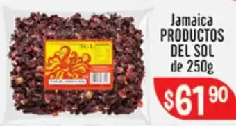 El Florido Jamaica Productos del Sol de 250g oferta