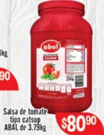 El Florido Salsa de Tomate Tipo Catsup Abal de 3,79kg oferta