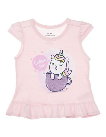Suburbia Playera weekend baby con estampado para niña oferta