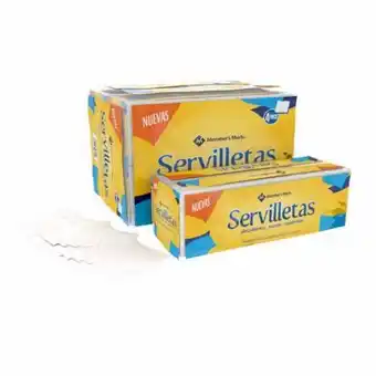 Sam's Club Servilletas member's mark 4 paquetes con 300 pzas c/u oferta