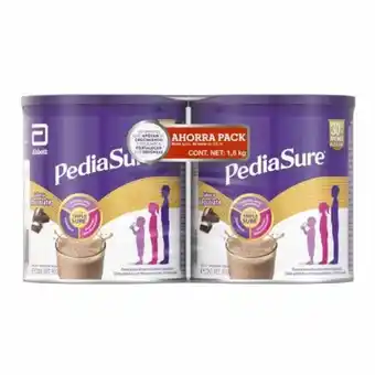 Sam's Club Suplemento alimenticio pediasure chocolate 2 latas de 900 gr c/u oferta