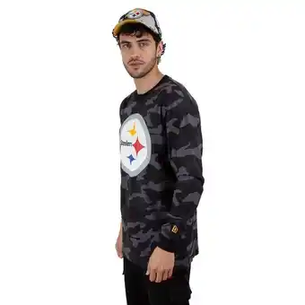 Playera manga larga pittsburgh steelers athleisure