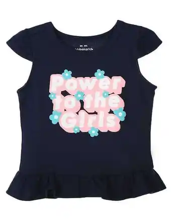 Suburbia Playera lisa weekend baby algodón para niña oferta