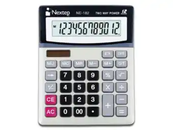 Calculadora nextep ne-182, 12 dígitos.