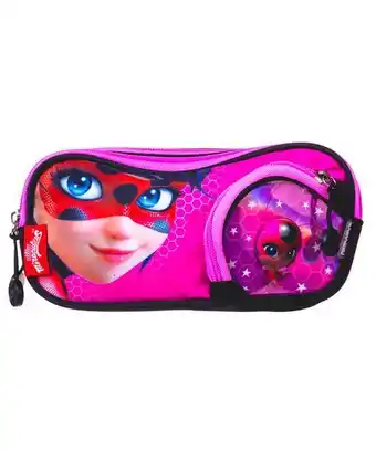 Onix Lapicera miraculous lady bug con lentejuela reversible oferta