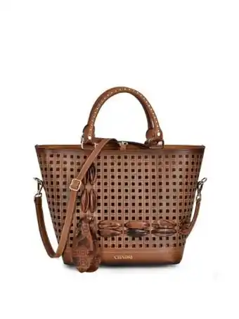 Cuadra Tote para dama en piel genuina. oferta