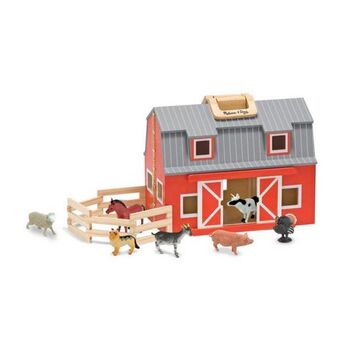 Juguetrón Melissa and doug establo de madera plegable y portátil 13700 oferta