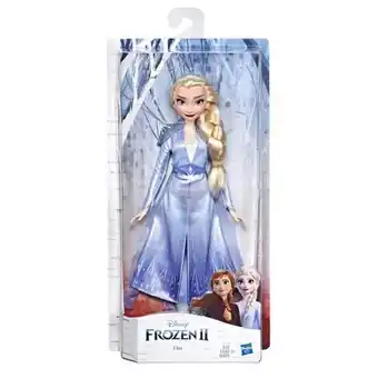 Hasbro disney frozen 2 elsa con cabello largo rubio atuendo azul e6709
