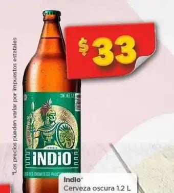 Bodega Aurrerá Cerveza oscura indio 1,2l oferta