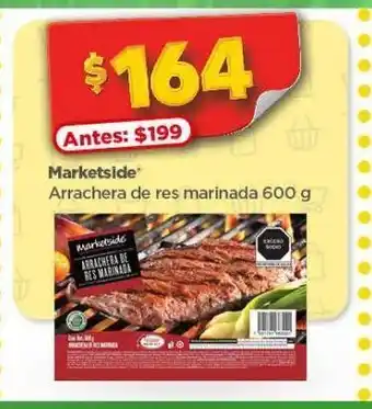 Arrachera de res marinada 600g