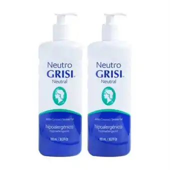 Jabón corporal grisi neutro 2 pzas de 900 ml