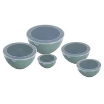 El Bodegón Set de bowls ekco click it color gris de 10 piezas con tapa y libres de bpa oferta