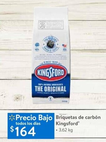 Briquetas de carbon Kingsford 3.62 kg