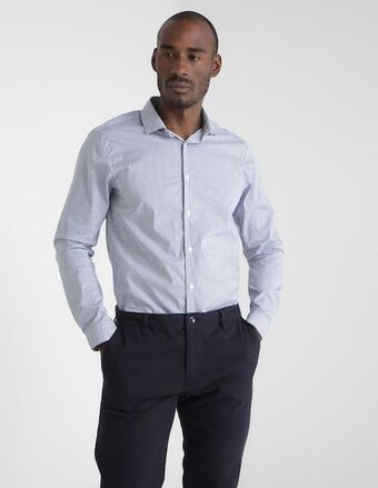 Suburbia Camisa de vestir contempo manga larga para hombre oferta