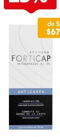 Farmacia San Pablo Forticap anticaspa shampoo 130 ml oferta