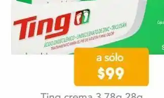 Farmacia San Pablo Ting 72 g crema tubo ácido undecilenico 3.78 g oferta