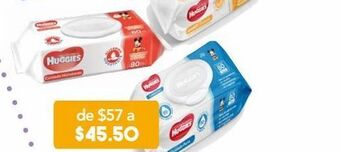 Farmacia San Pablo Huggies natural care cuidado puro toallitas húmedas 99% agua 80 piezas oferta