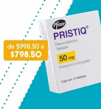 Farmacia San Pablo Pristiq 14 tableta caja desvenlafaxina succinato 50 mg oferta