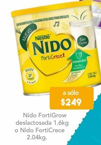 Farmacia San Pablo Nido forticrece edad escolar 2.04 kg oferta