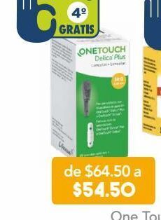 Farmacia San Pablo One touch delica plus lancetas estériles 25 pieza oferta