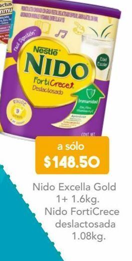 Farmacia San Pablo Nido forticrece deslactosado leche en polvo edad escolar 1.08 kg oferta