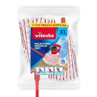 Mop vileda de microfibra + 1 repuesto