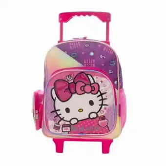 Sam's Club Mochila de ruedas ruz hello kitty lila oferta