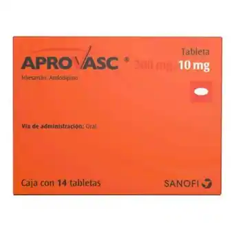 Sam's Club Aprovasc 300 mg 10 mg 14 tabletas oferta