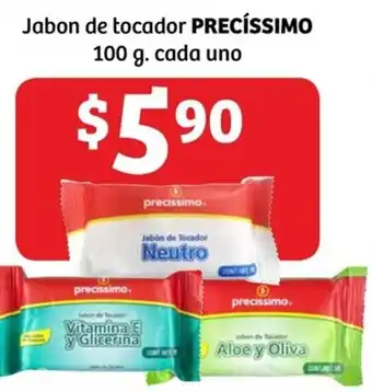 Soriana Híper Jabon de Tocador Precíssimo 100g Cada Uno oferta
