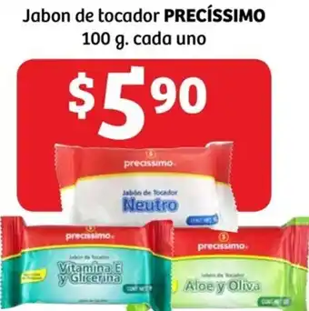 Soriana Súper Jabon de Tocador Precíssimo 100g Cada Uno oferta