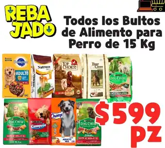 Todos Los Bultos de Alimento para Perro de 15kg