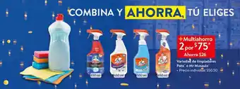 Variedad de limpiadores Pato o Mr Musculo