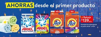 Variedad de detergente en polvo Ariel o Ace