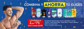 Walmart Variedad de desodorantes en barra Old Spice, Secret, Stefano, Lady Speed Stick, Speed Stick o Neutro Balance oferta