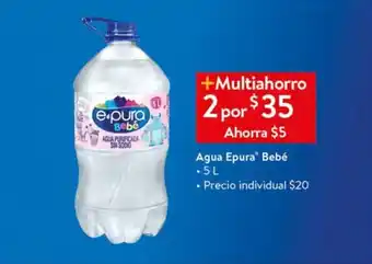 Walmart Agua Epura Bebe 5L oferta