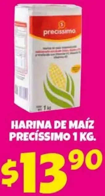 Soriana Híper Harina de Maíz Precíssimo 1kg oferta