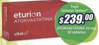 Eturion Atorvastatina 20mg