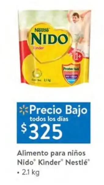 Walmart Alimento para niños Nido Kinder Nestle 2.1 kg oferta