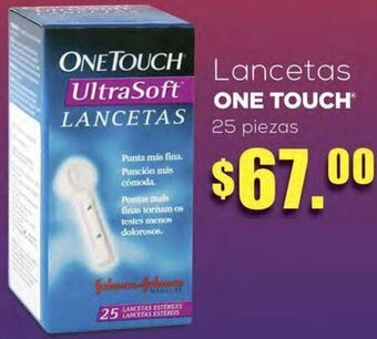 Farmacias Similares Lancetas One Touch 25 piezas oferta