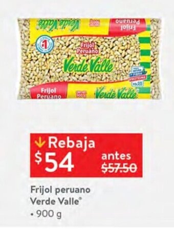 Frijol peruano Verde Valle 900g