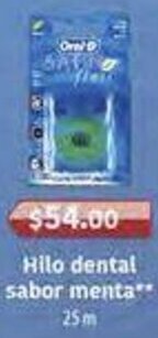 Hilo Dental Sabor Menta 25m