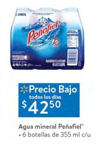 Walmart Agua mineral Peñafiel oferta