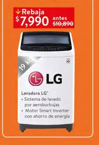 Walmart Lavadora LG oferta